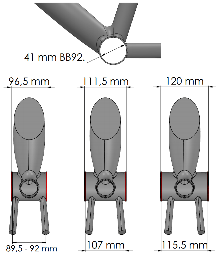 Adaptador tipo D BB92