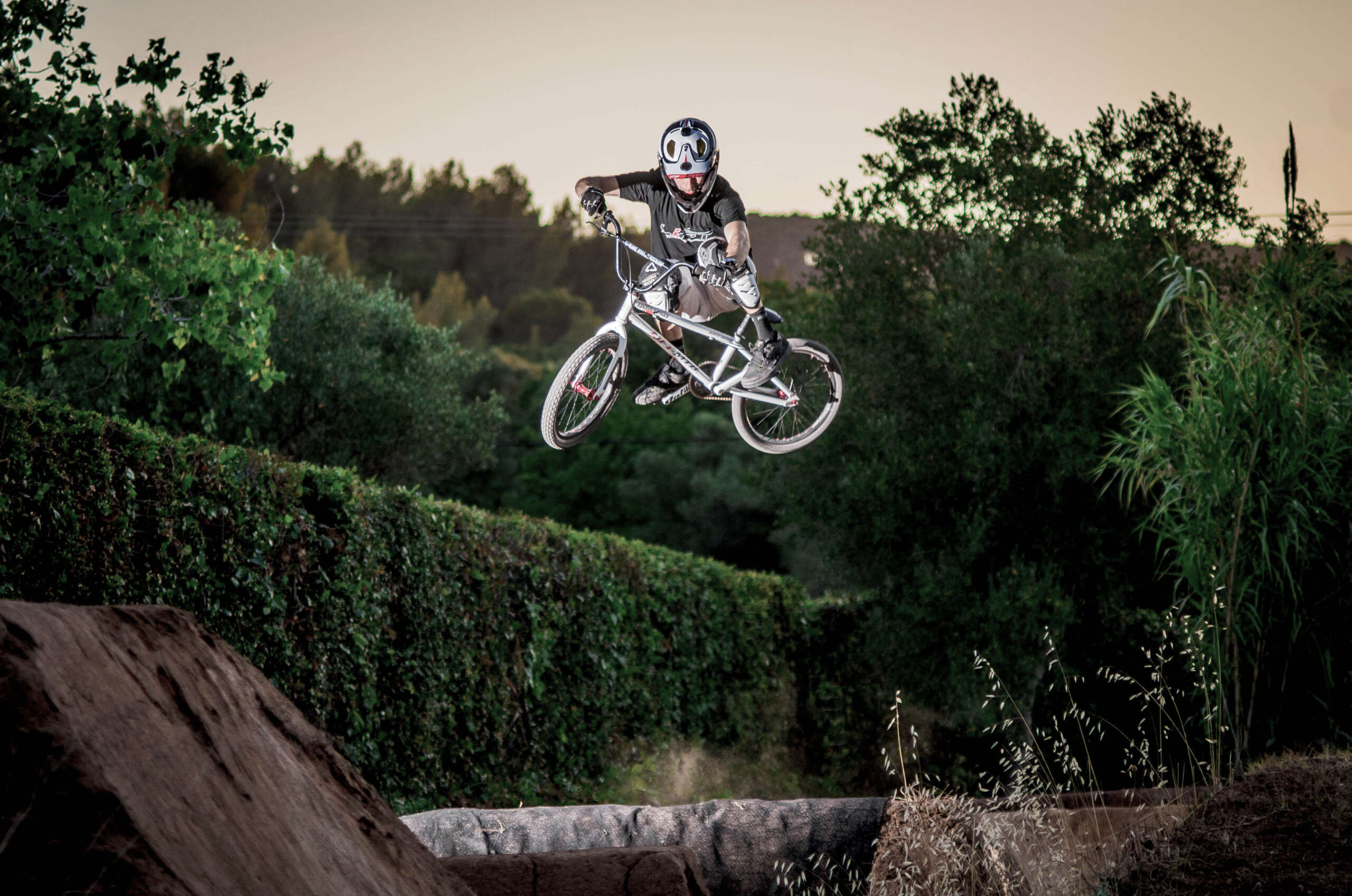 BMX action