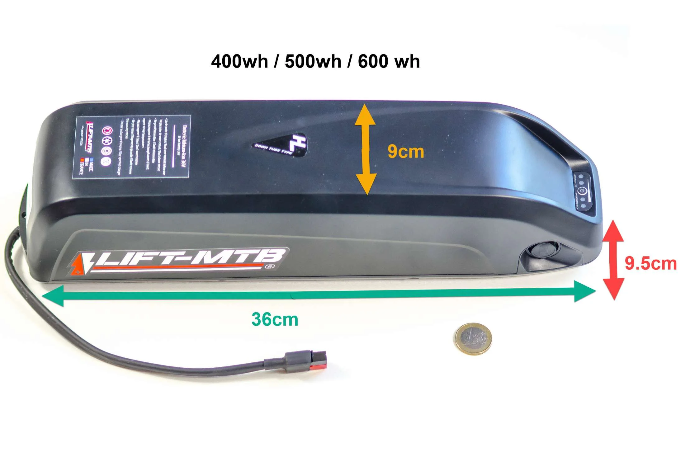 Batterie rigide pour vélo électrique - Fabrication en France.