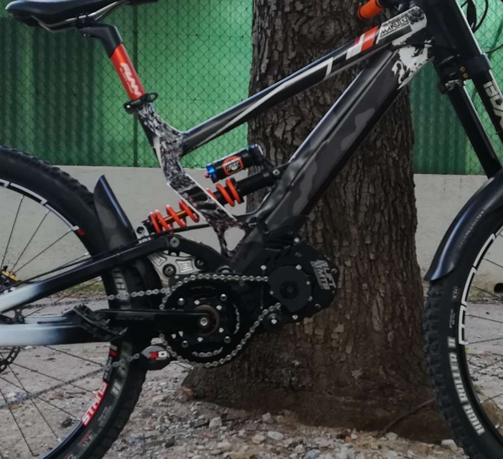 assistance électrique pour VTT DH morewood