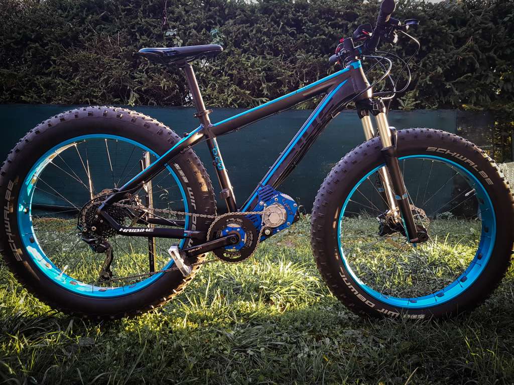 kit moteur pédalier pour VTT FAT BIKE