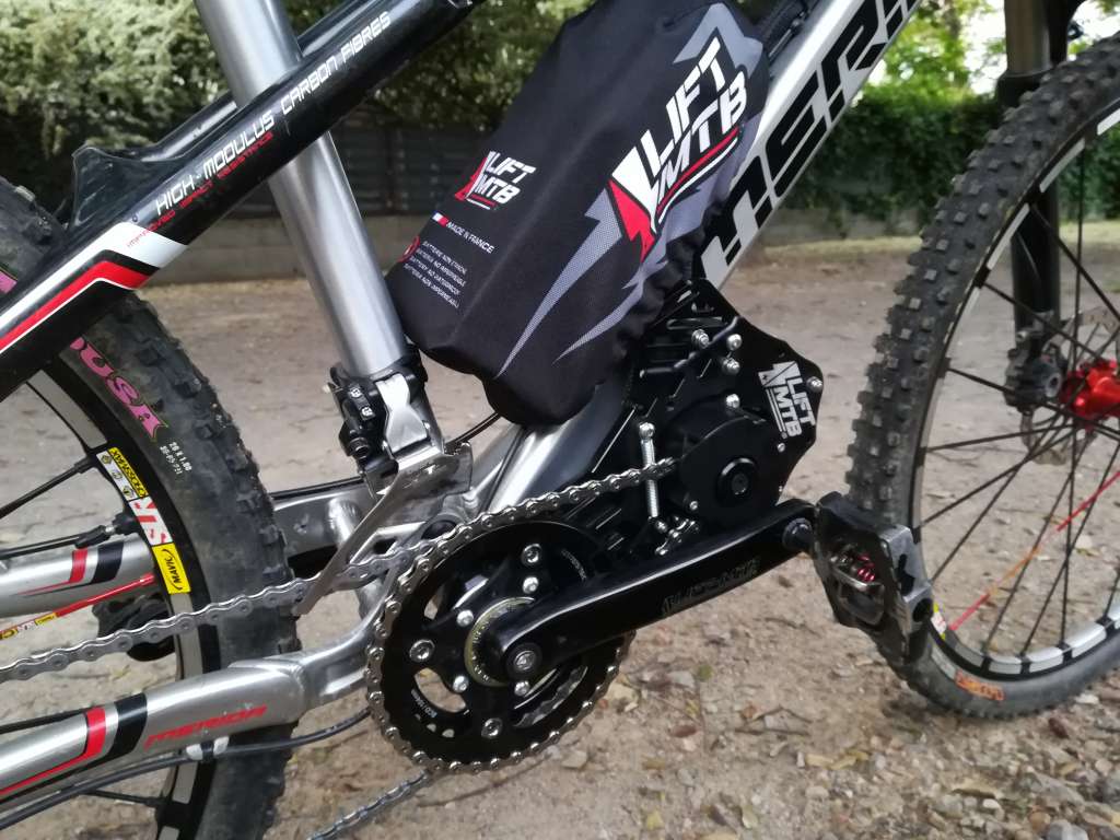 Moteur LIFT-MTB installé sur un merida