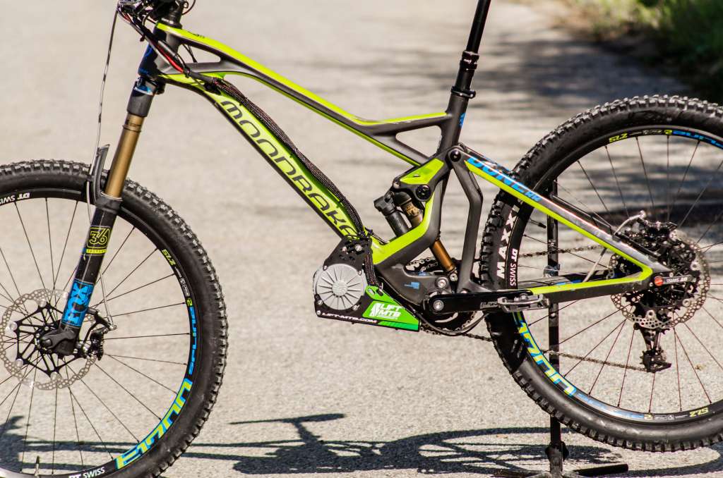 Moteur électrique compatible avec un VTT dune Mondraker