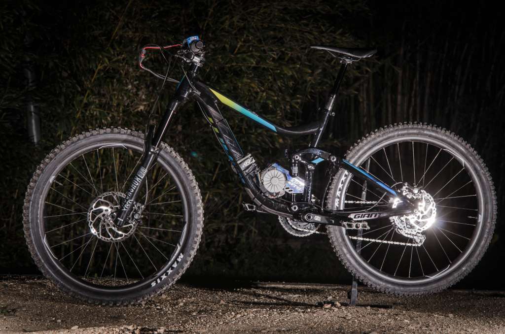 Moteur LIFT-MTB installé sur un giant