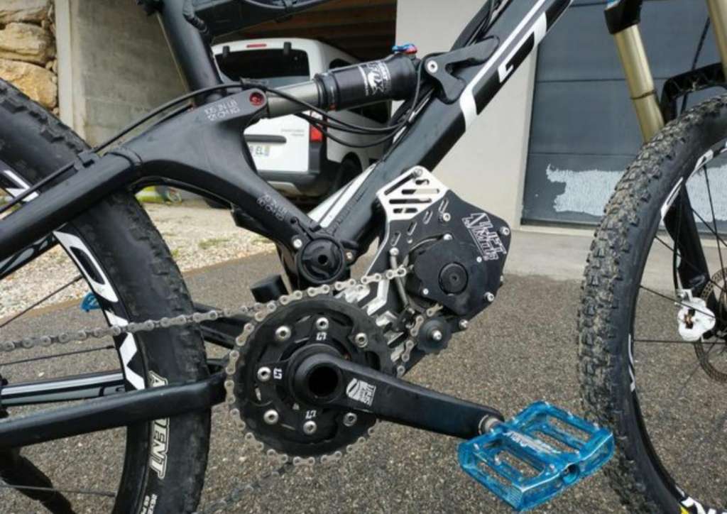 gt vtt équipé du moteur pédalier LIFT-MTB