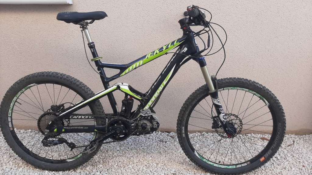 Motoriser un VTT cannondale en électrique