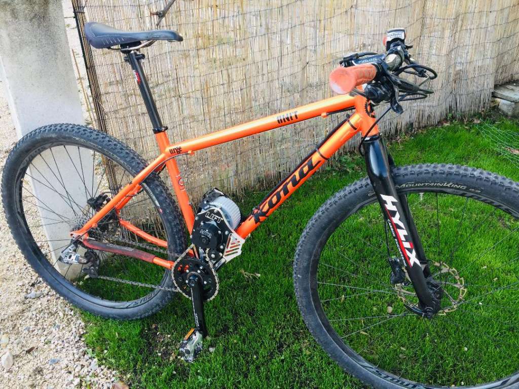 Moteur LIFT-MTB installé sur un kona