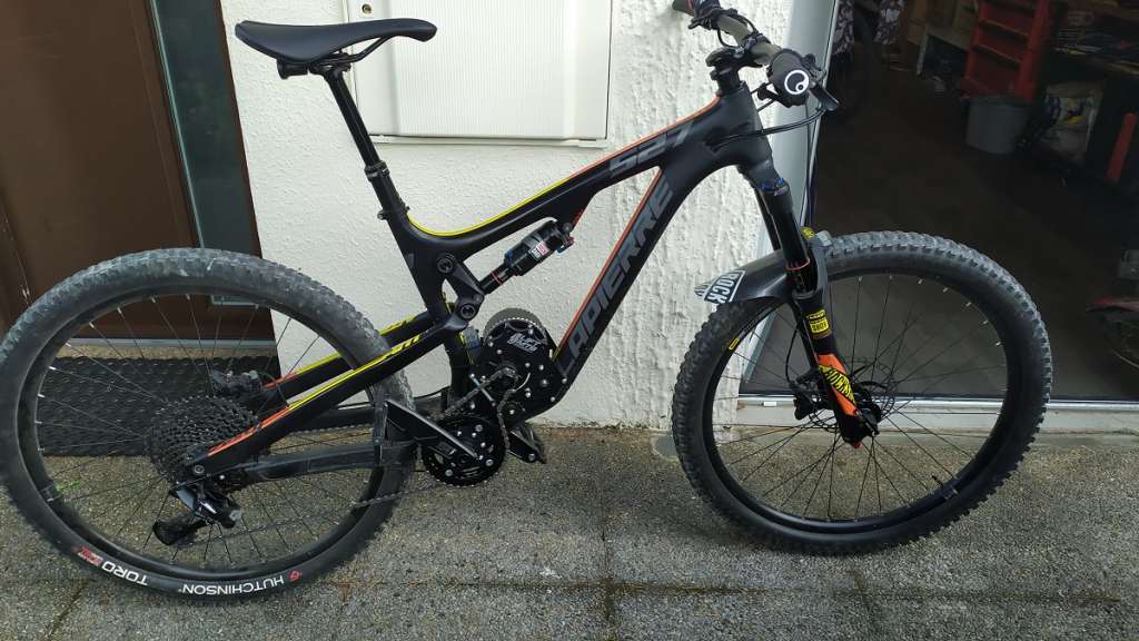 Transformation en électrique d'un VTT Lapierre 527