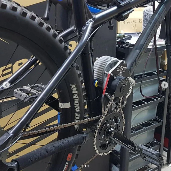 nuke proof hardtail e-bike lift mtb