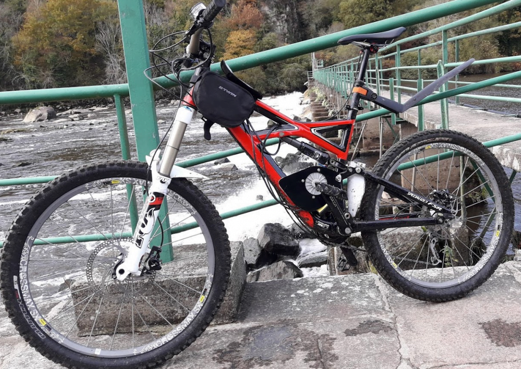 specialized xc with electric motor kit bafang