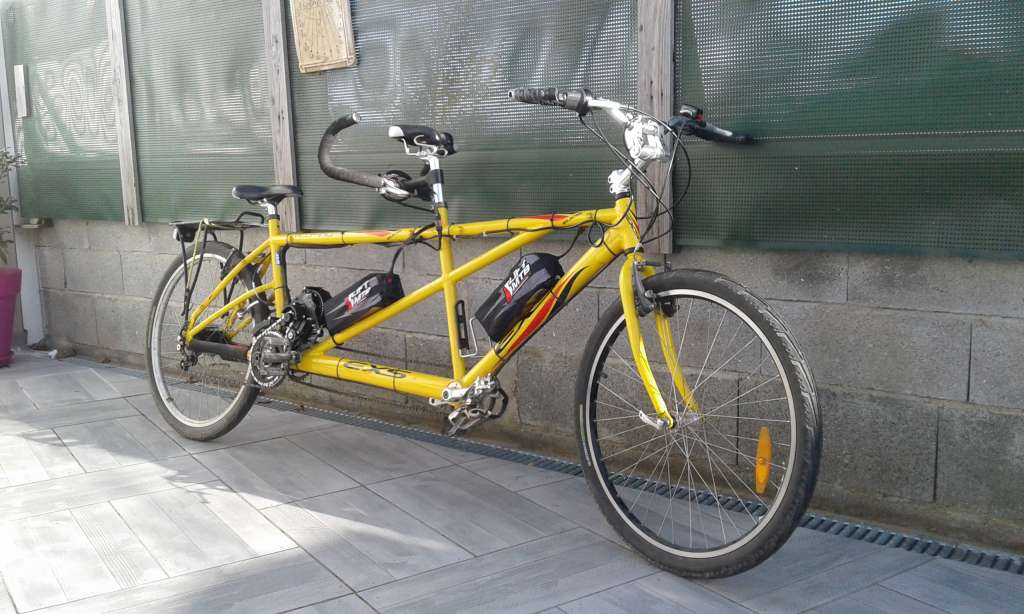 tandem with motor