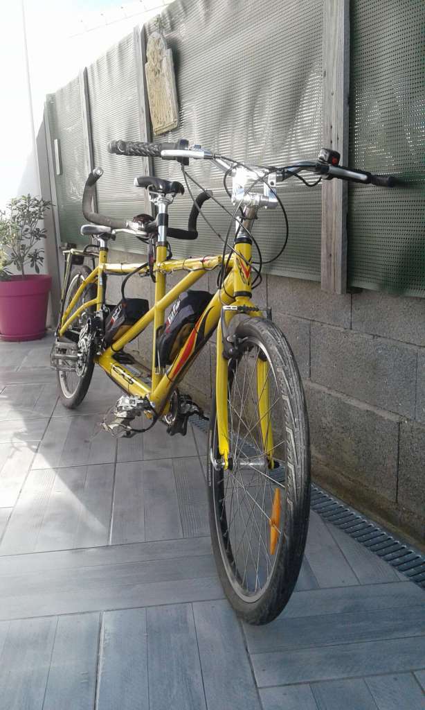 tandem with motor