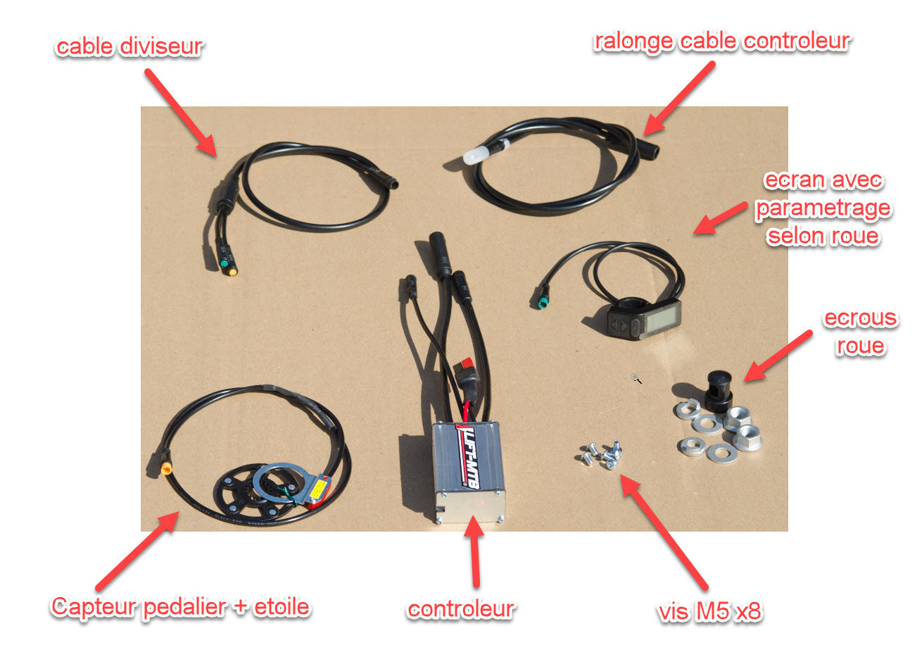 Ensemble de Moteur de Moyeu de Roue 12 Pouces, Moteur de Moyeu de Roue  48V-96V 3500W-6500W avec Kit de Moteur D'entraînement de Pneu Extérieur  Intérieur de Remplacement pour Moto électrique Véhicule 